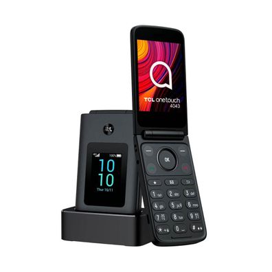 Smartphone TCL OneTouch 4043D fér Senioren, Grau