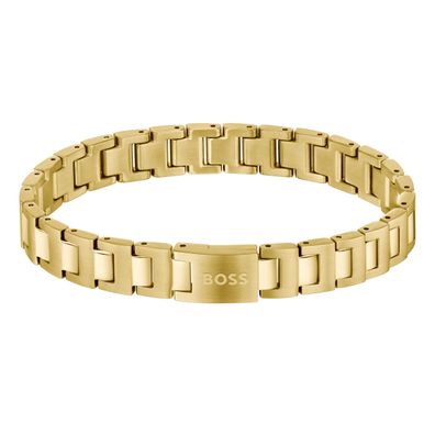 Boss Armband Herren 1580753 Edelstahl, Gold plattiert