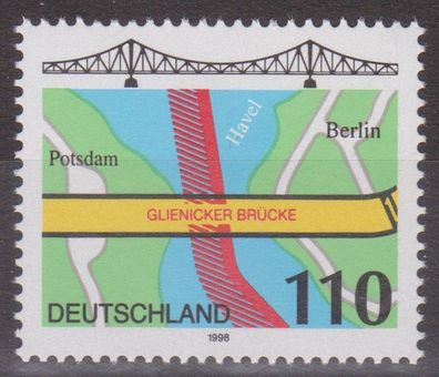 BRD 1998 gestempelt ESST MiNr. 1967 Glienicker Brücke