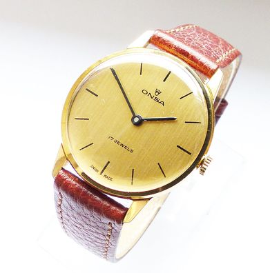 Schöne seltene Onsa Swiss Classic Unisex Vintage Armbanduhr
