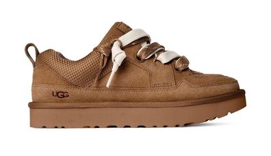 Sneakers UGG Lo Lowmel aus echtem Wildleder, braun