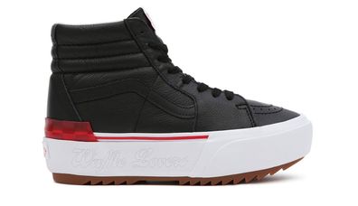 Sneakers Vans SK8-HI Stacked Waffle Lovers schwarz