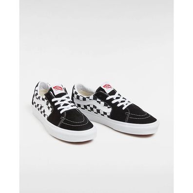 Sneakers Vans Sk8-Low im Schachbrettmuster schwarz/weiß