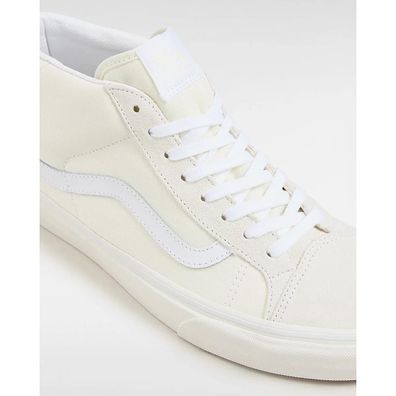 Sneakers Vans Mid Skool 37 Weiß und Schwarz