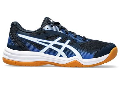 Sportschuhe Asics Upcourt 5 Gs fér Junioren, blau-weiß