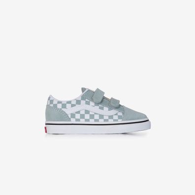 Kindersneakers Vans Old Skool V mit Klettverschluss, Blau