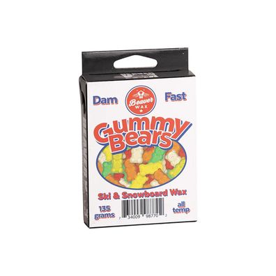 BEAVER WAX Snowboard Wax Gummy Bears no colour