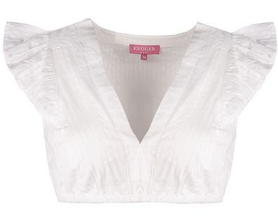 Dirndlbluse Ileyna Flügelarm ecru