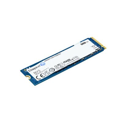 SSD, 500GB Kingston M.2, PCI-E, NVMe Gen4 NV3 retail