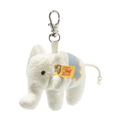 STEIFF 901317 Schlüsselanhänger Elefäntle 7cm weiss Elefant Anhänger