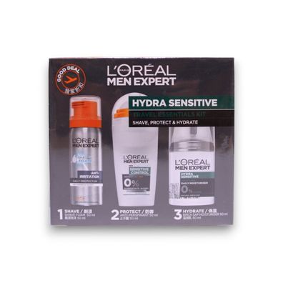 Reise-Set L'Oréal Paris: Men Expert Alkoholfreie Creme