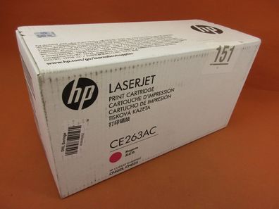 Original HP CE263AC Magenta OVP , Neue HP Tonerkartusche