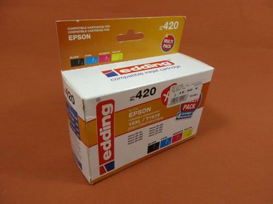Original edding No.420 ersetzt Epson 18XL BK/C/M/Y T1816 OVP