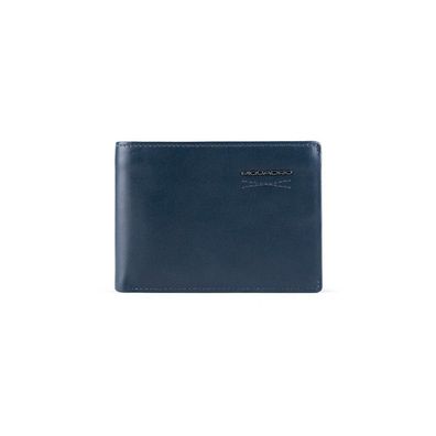 Piquadro Slim Men`S Wallet With Zipped Coin Pocket
