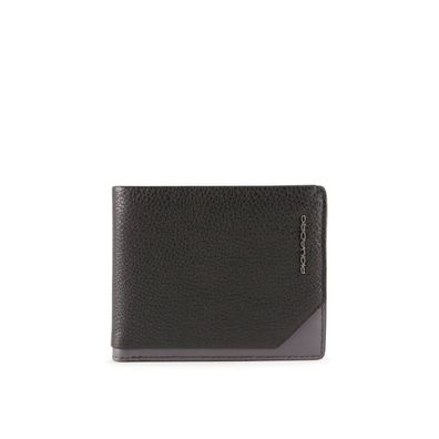 Piquadro Men`S Wallet With Flip Up Id Window, Coin Pocket