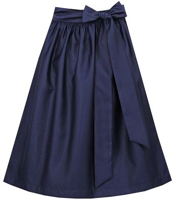 Dirndlschürze Mühldorf 70cm Länge navy