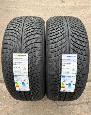 2x Winterreifen 225/50 R17 98H XL Michelin Pilot Alpin 5 MO DOT22 NEU