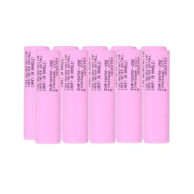 Samsung INR18650-35E – 10x 18650 Akku 3500 mAh 3,6 V (Li-Ion)