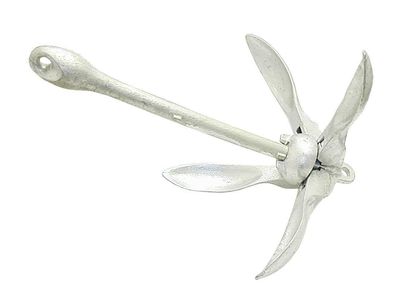 Nautilo Anker Klappdraggen Eisenguss Feuerverzinkt 3,2 kg