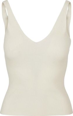 Urban Classics Damen Ladies Rib Knit Top Whitesand