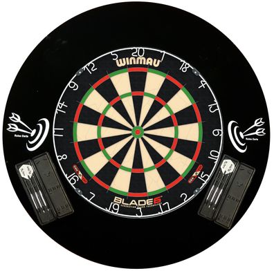 Steeldart Profi Set-Scheibe Blade 6 + 2 Satz Pfeile + Catchring