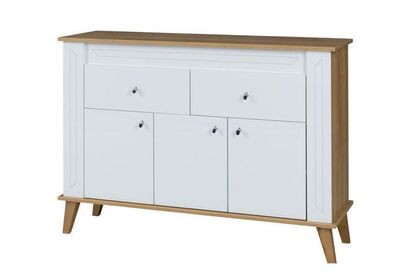 SONIA SN-9 Kommode - 124x90x44cm, 2 Türen, 2 Schubladen