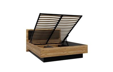 Bett TULUZA JLTL3161 Lift Lattenrost 160x200 cm Bettkasten Bettgestelle