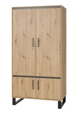 Kleiderschrank NEWADA NW1 Loft Schrank 4 Türen