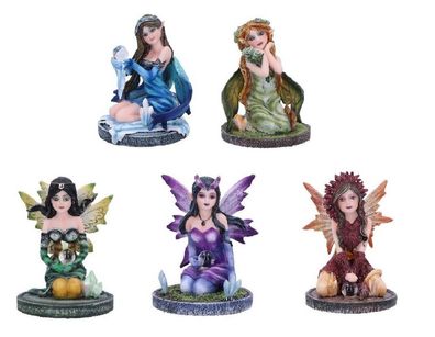 Mystisch und Spirituell - Dekofiguren Feen, Nemesis Now - Höhe 8,3 - 9,5 cm