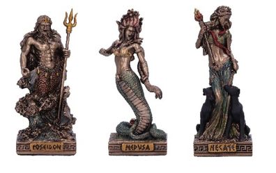 Bronzefiguren Mini / Dekofiguren, Nemesis Now - Höhe 8,5 - 9,2 cm
