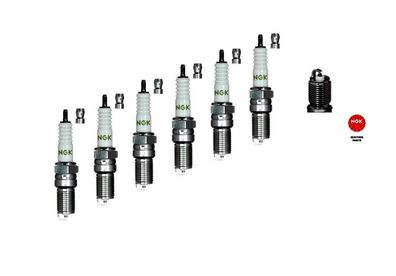 6x NGK 6466 Zündkerze BP6EF VL5 V-Line 5 M14x1.25 17.5mm SW16