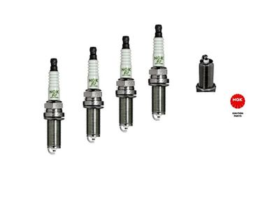 4x NGK 6677 Zündkerze LFR6B M14 26.5mm SW16 für Peugeot Citroën 5960F3 59627W 59627Y