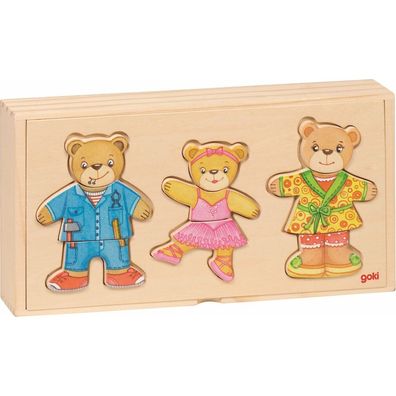 GOKI Dress Up Bear Family 36 Stück