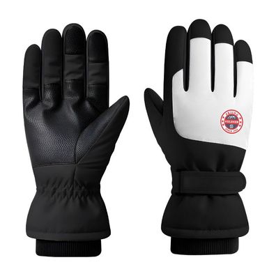 Winter-Skihandschuhe für Outdoor-Radfahren, Samtfutter, Touchscreen, Wasserdicht