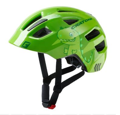 Cratoni Maxster Fahrradhelm Kinder Gr. XS-S Dino Green Glossy