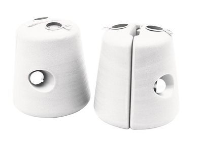 Pavillon St?nder Base Farbe: Wei? 2 St?ck