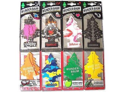 Lufterfrischer "Der Wunderbaum" Einzeln Echt Leder