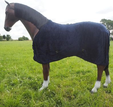 Pferdedecke Abschwitzdecke Plüsch