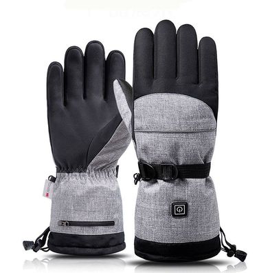 Beheizte Handschuhe für Winter-Outdoor-Reiten und Skifahren, Touchscreen, Wasserdicht