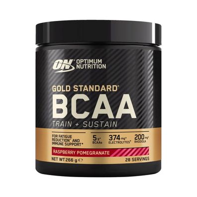 Optimum Nutrition Gold Standard BCAA Train + Sustain (266g) Raspberry Pomegranate
