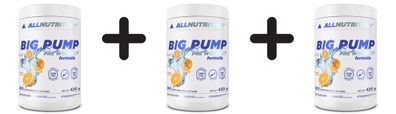 3 x Allnutrition Big Pump, Orange - 420g