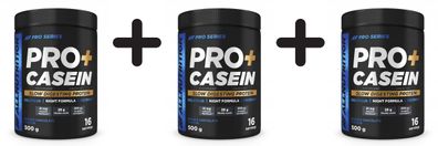 3 x Allnutrition Pro+Casein, Double Chocolate - 500g