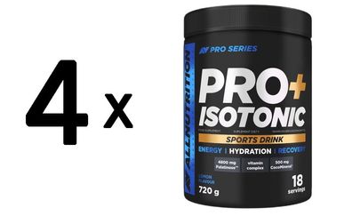 4 x Allnutrition Pro Series Pro + Isotonic, Lemon - 720g