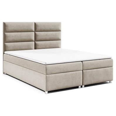 Best For Home Trinity K-10 Boxspringbett mit Stauraum & Federkernmatratze