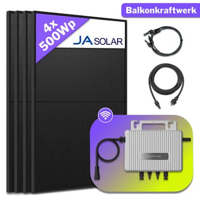 2000W Balkonkraftwerk mit EcoFlow STREAM 800W Mikrowechselrichter