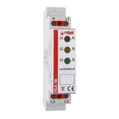 Leuchtmelder 3 Phasen Kontrollleuchte Phasenpréfer LED Phasenlampe