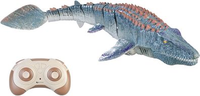 NEU Mosasaurus ferngesteuert Wassersprüh Funktion 40 cm Wasserspielzeug für Kind