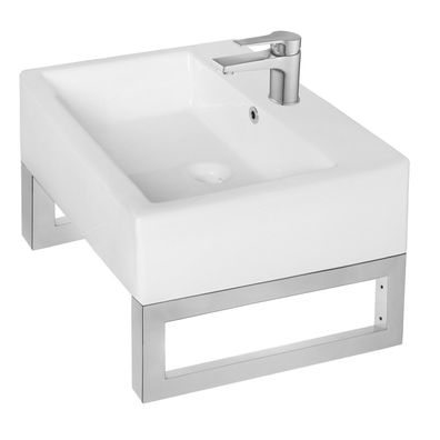 Design Wandkonsole Edelstahl 2x Regalhalter Regalträger Konsole Handtuchhalter