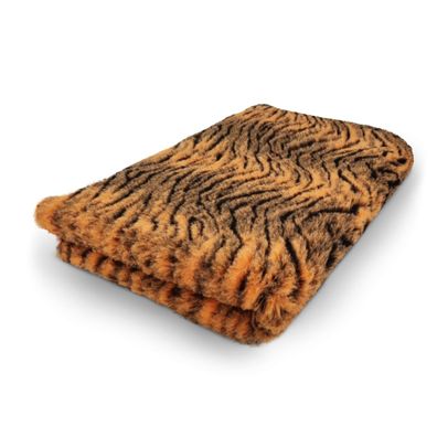 Vet Bed Hundedecke Hundebett Schlafplatz 150 x 100 cm Tigerprint orange