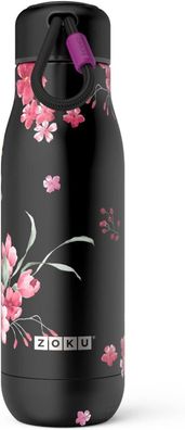 ZOKU Zoku - Edelstahl Trinkflasche 500 ml Midnight Floral ZK 142 12 815706021774